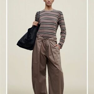 Kallmeyer Wynn Long Sleeve in Shroom Multi Stripe size S